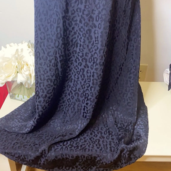 Zara Black Leopard Print Dress Size M - Picture 5 of 8